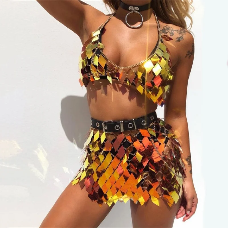 Glistening Flames Two Piece