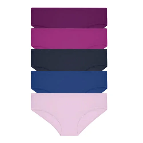 Hush Puppies 5pcs Ladies' Hipster Panties | Bamboo Spandex | HLU009795AS1