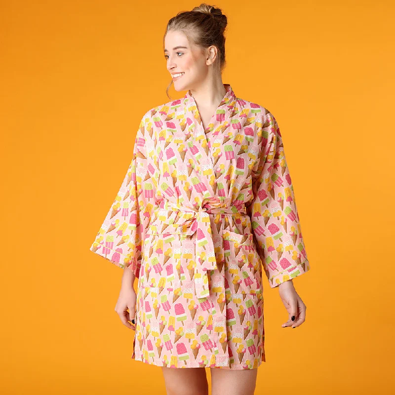 Ice Cream Short Robe