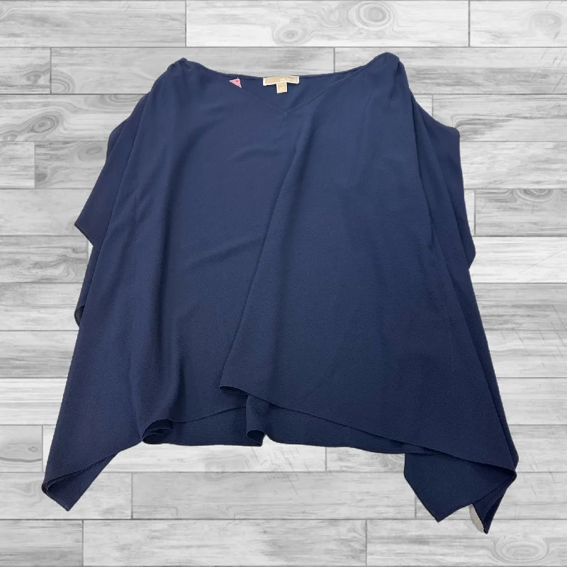 Navy Top Short Sleeve Michael Kors O, Size S