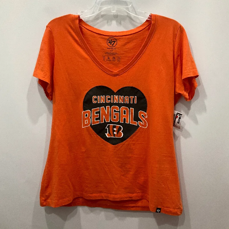 Orange Top Short Sleeve 47, Size L