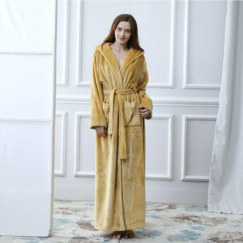 Robe de Chambre Femme<br> Jaune