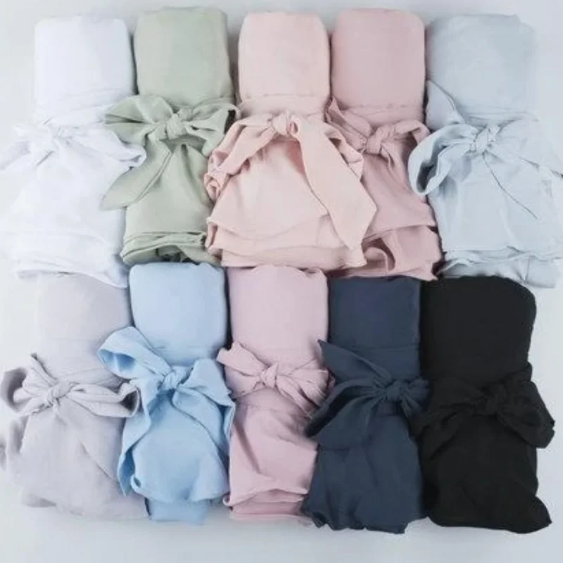 Solid Colour Ruffle Robes