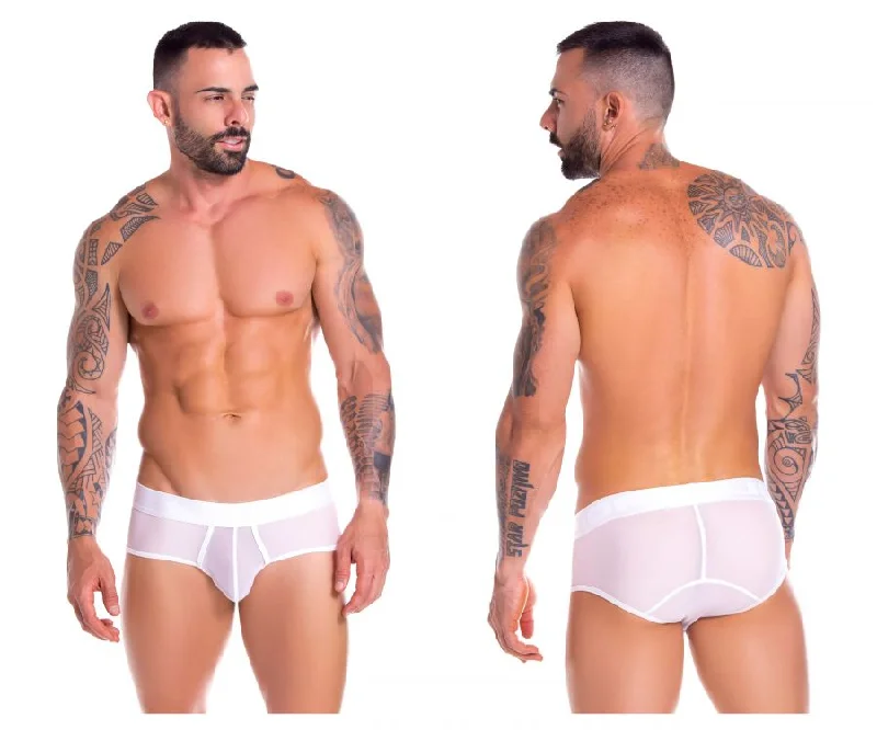 JOR 0883 Mesh Briefs White