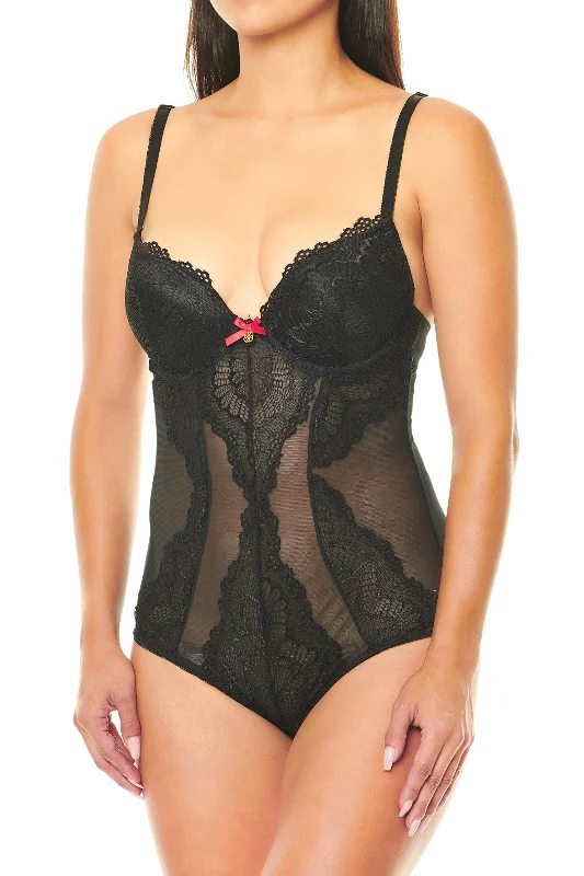 High Risk Black Lace Teddy