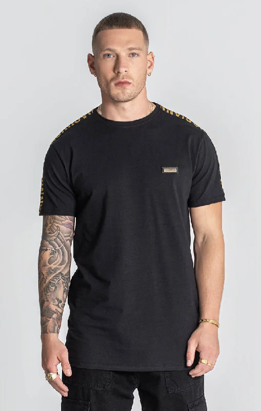 Black Hybrid Tee