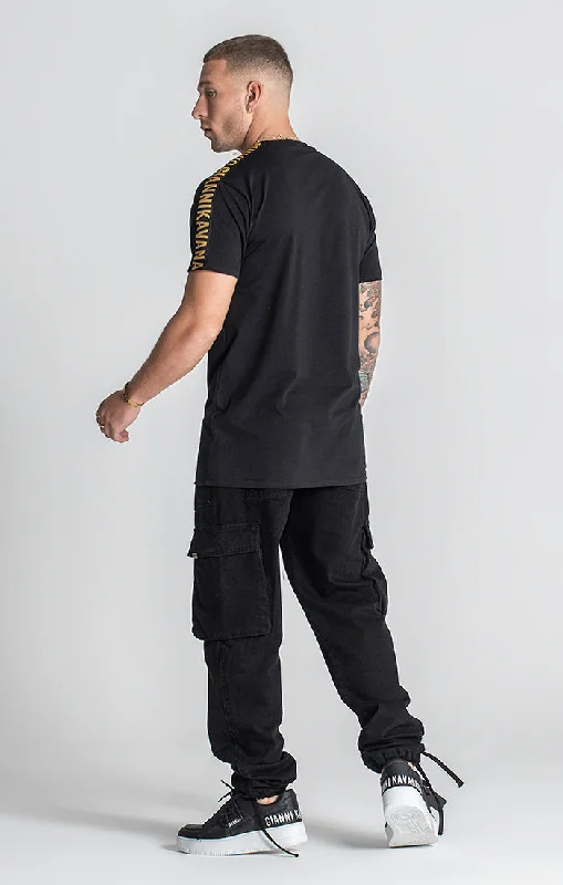 Black Hybrid Tee